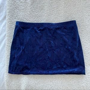 Blue Mini Skirt